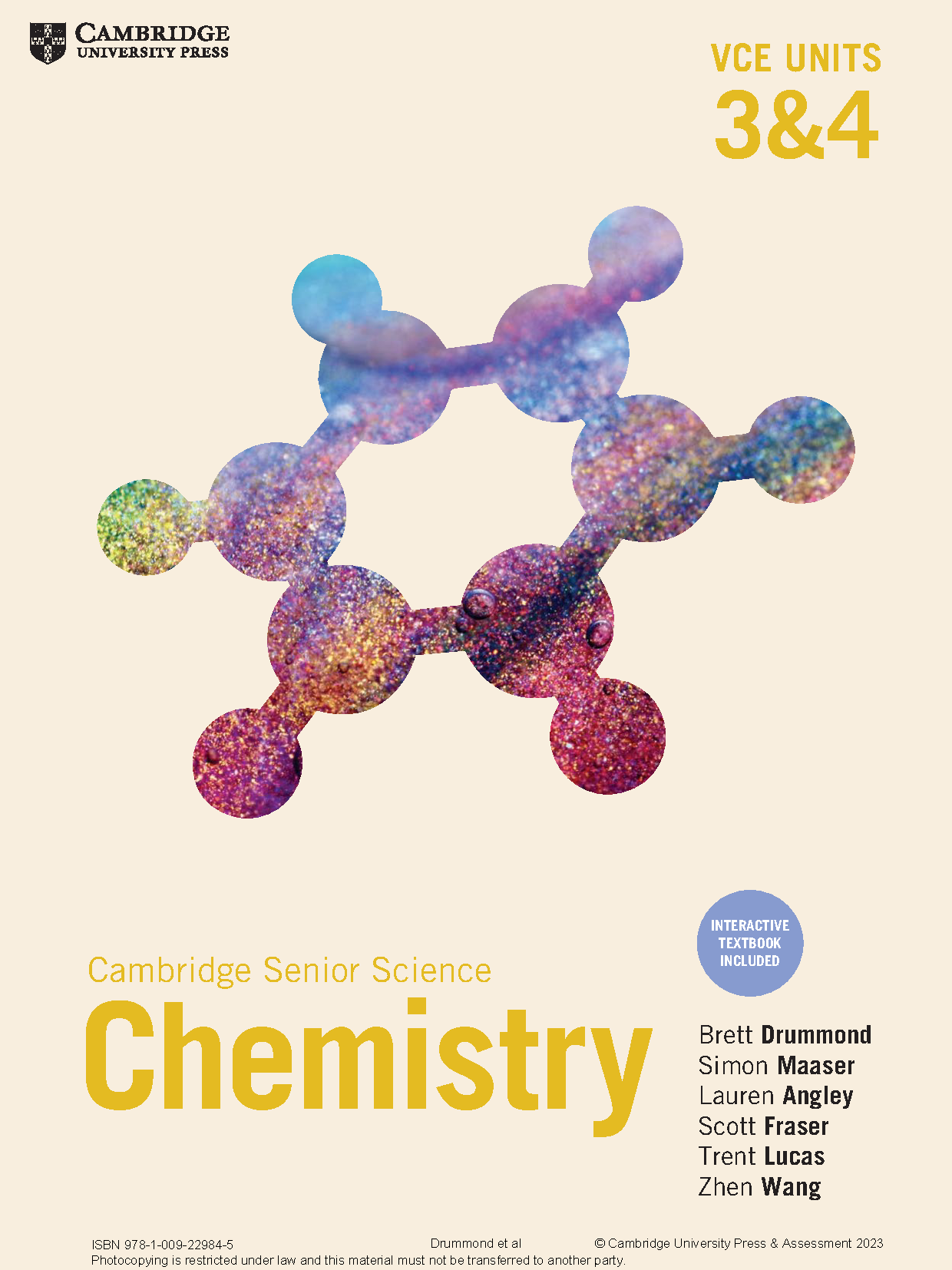Cambridge Chemistry VCE Units 3&4 Cover