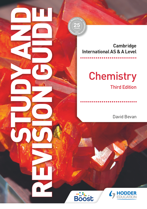 Cambridge International AS & A Level Chemistry (Third Edition) Cover