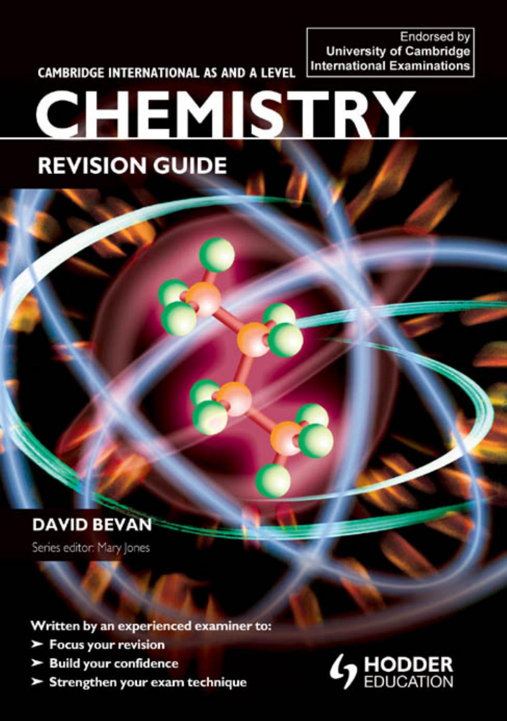 Cambridge International AS and A Level Chemistry Revision Guide Cover