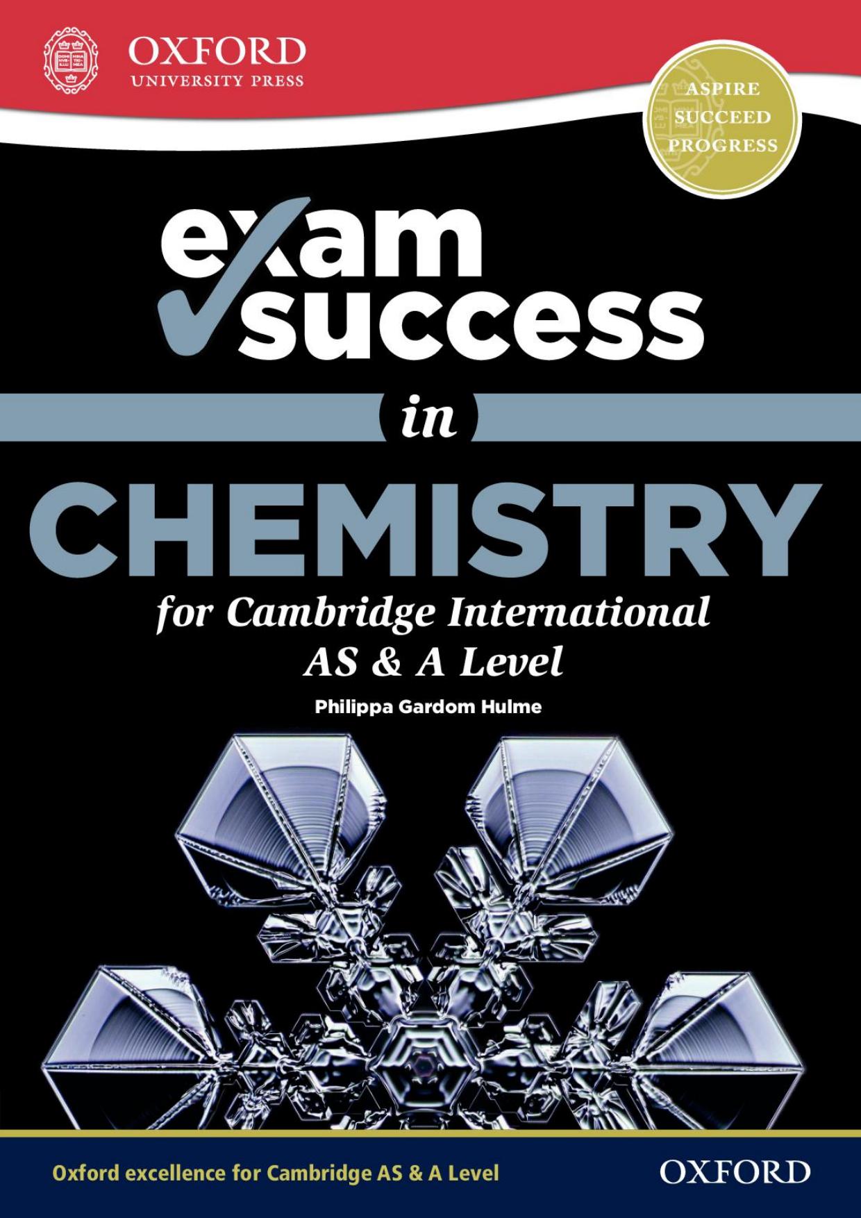 Exam Success in Chemistry for Cambridge AS & A Level Cover