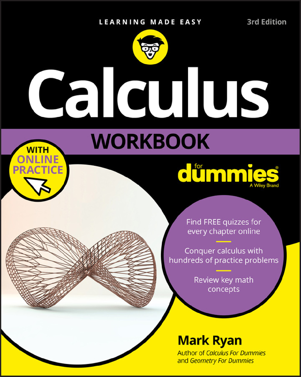 Calculus Workbook for Dummies (3rd Edition) Cover