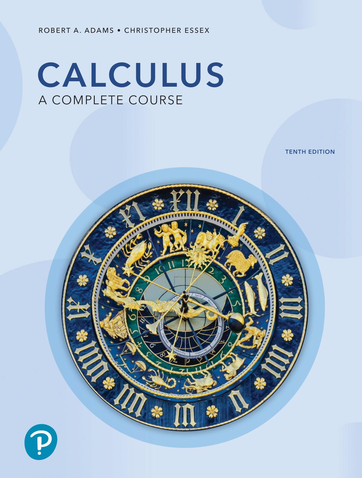 Calculus: A Complete Course (10th Edition) Cover