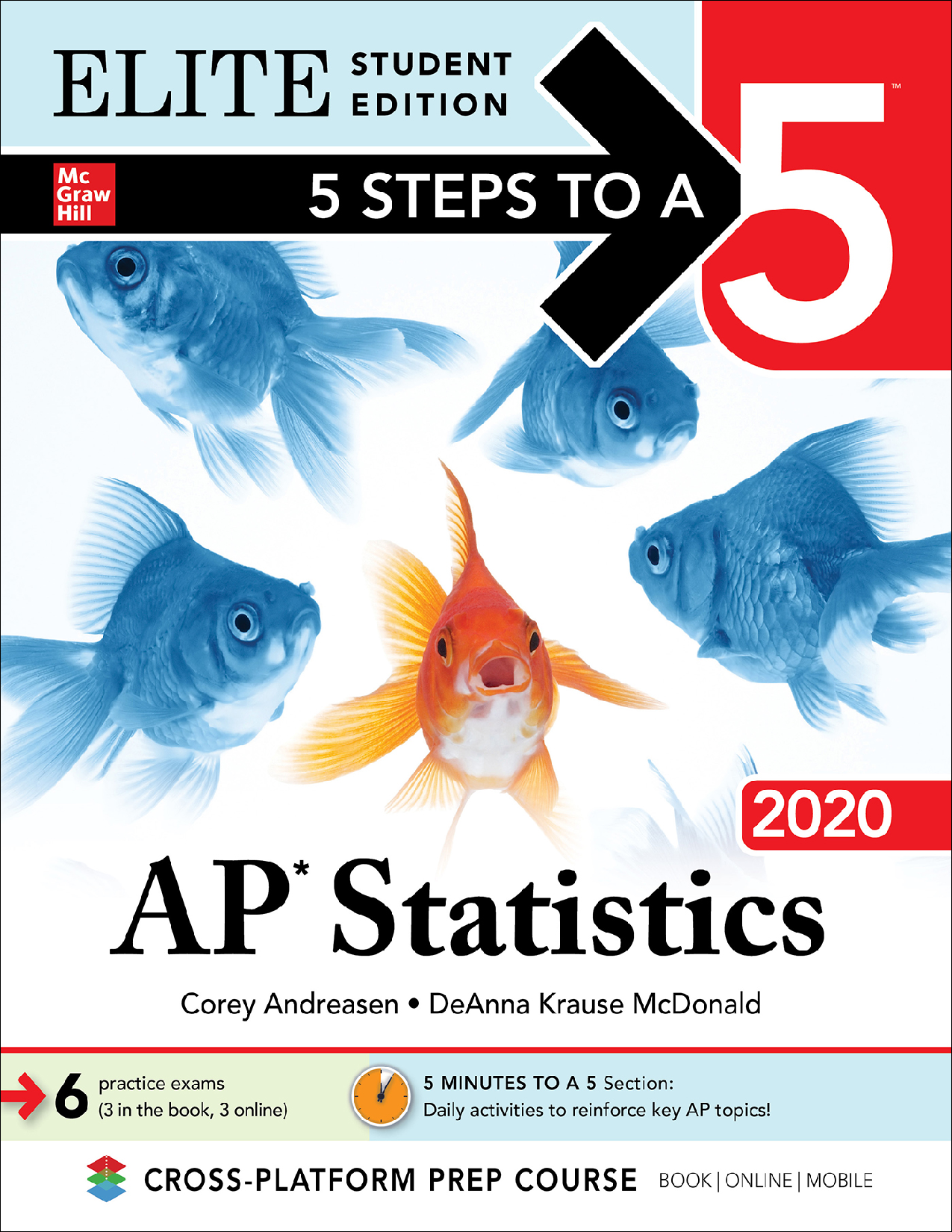 5 Steps to a 5: AP Statistics 2020 Elite Student Edition Cover
