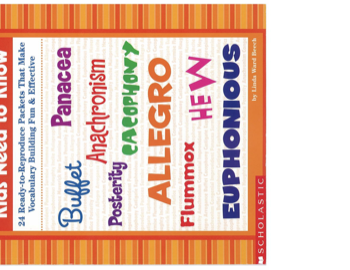240 Vocabulary Words Kids Need to Know: Grade 6 Cover