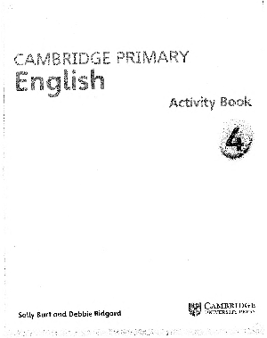 Cambridge Primary English Activity Book 4 Cover