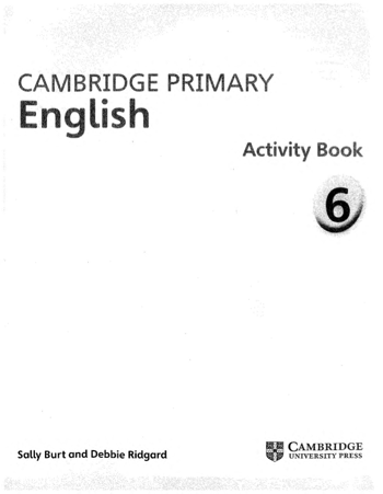 Cambridge Primary English Activity Book 6 Cover