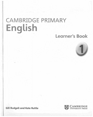 Cambridge Primary English Learner's Book 1 Cover