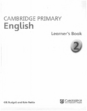 Cambridge Primary English Learner's Book 2 Cover