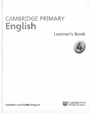Cambridge Primary English Learner's Book 4 Cover