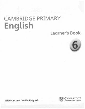 Cambridge Primary English Learner's Book 6 Cover