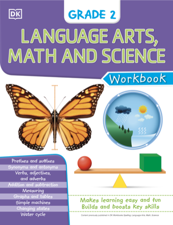 DK Workbooks: Language Arts, Math and Science, Grade 2 Cover