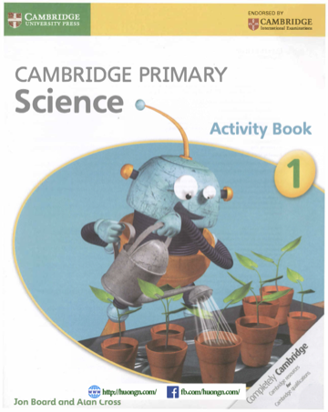 Cambridge Primary Science Activity Book 1 Cover