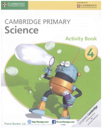 Cambridge Primary Science Activity Book 4 Cover
