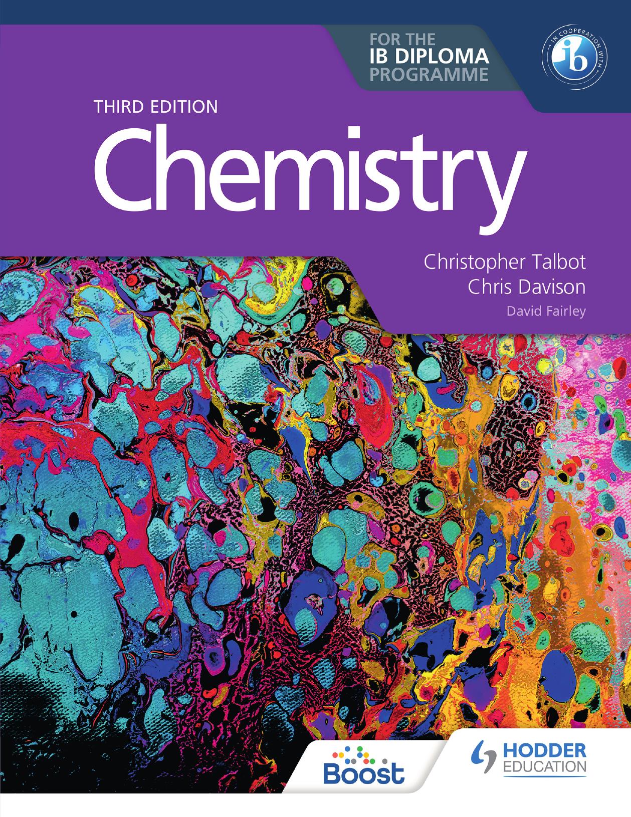 Chemistry for the IB Diploma (Third Edition) Cover