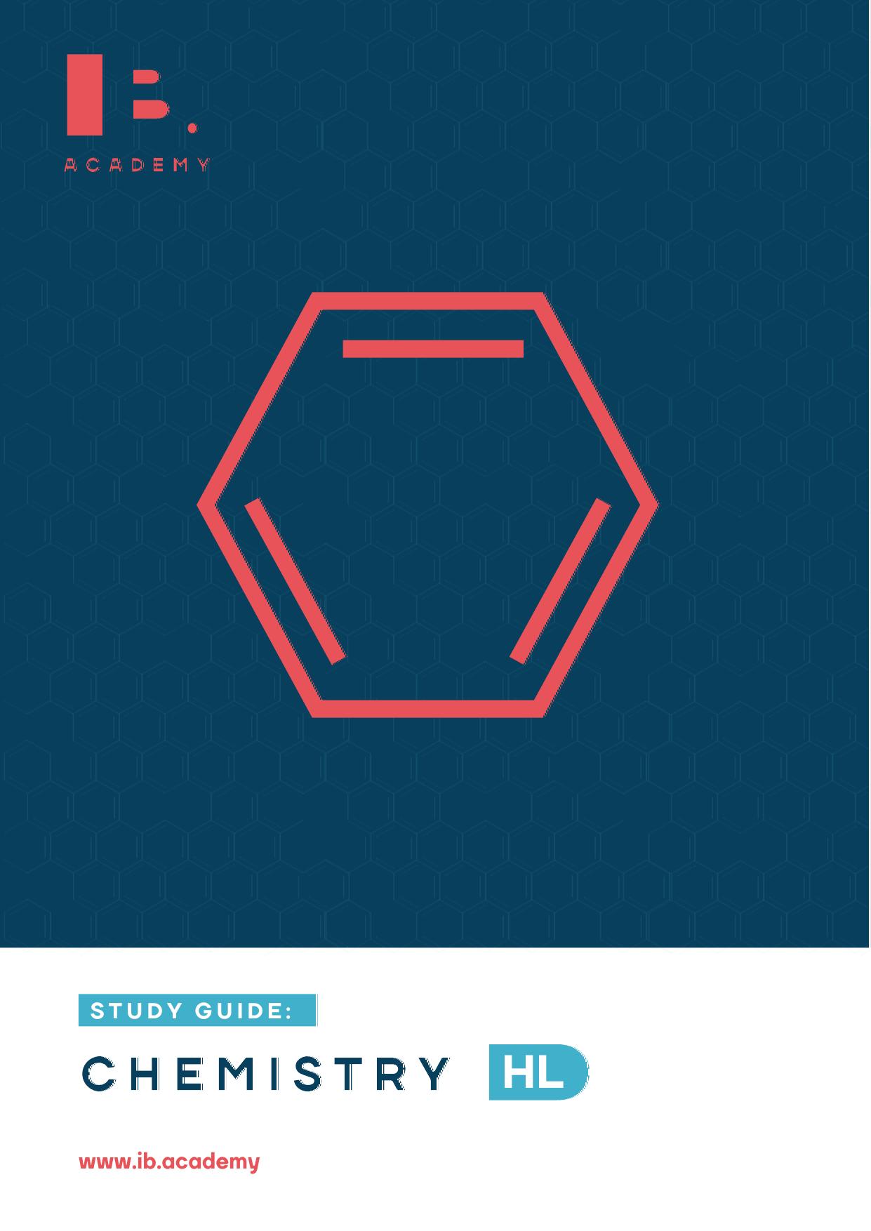 IB Chemistry HL Study Guide Cover