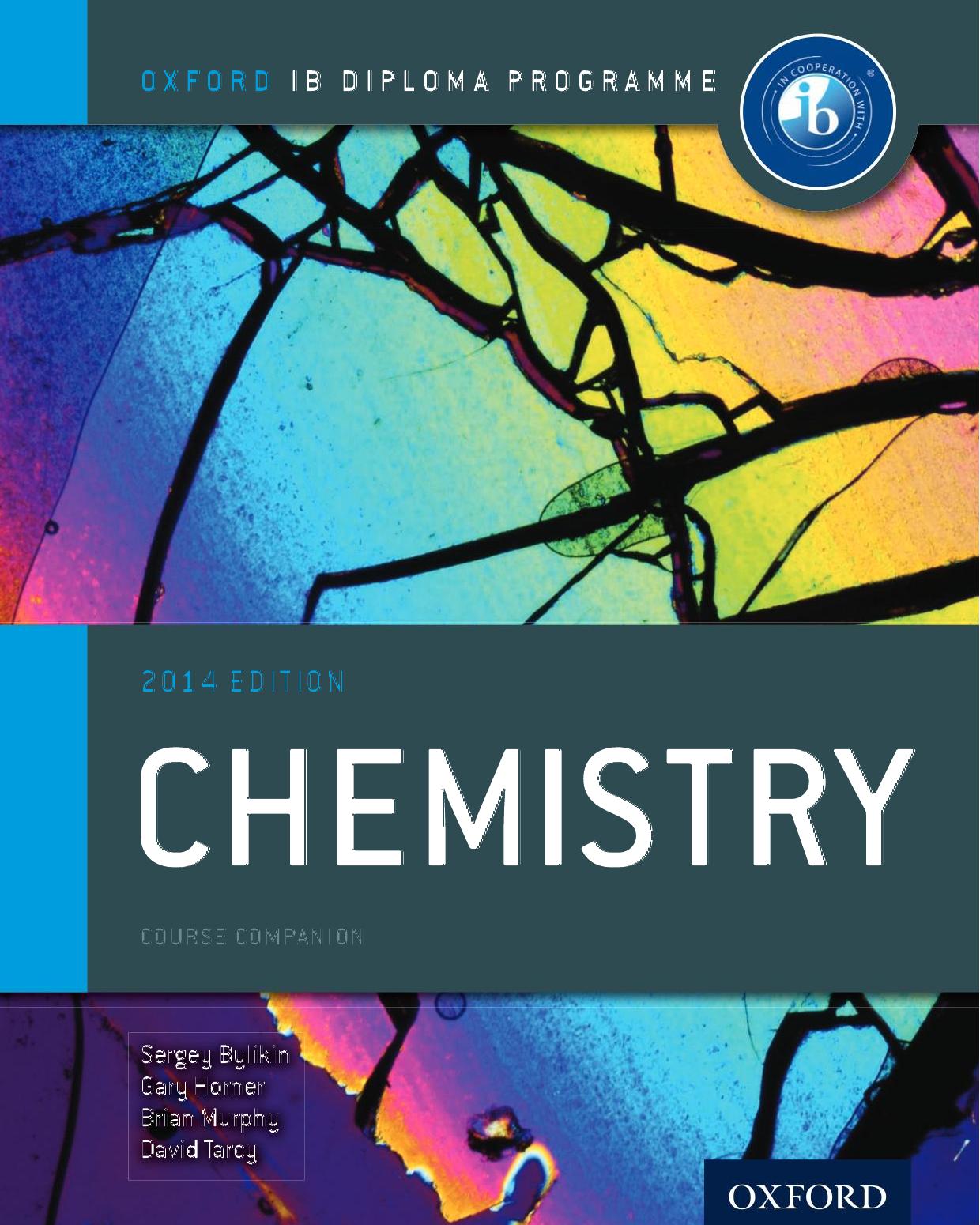 Oxford IB Diploma Programme Chemistry Course Companion Cover