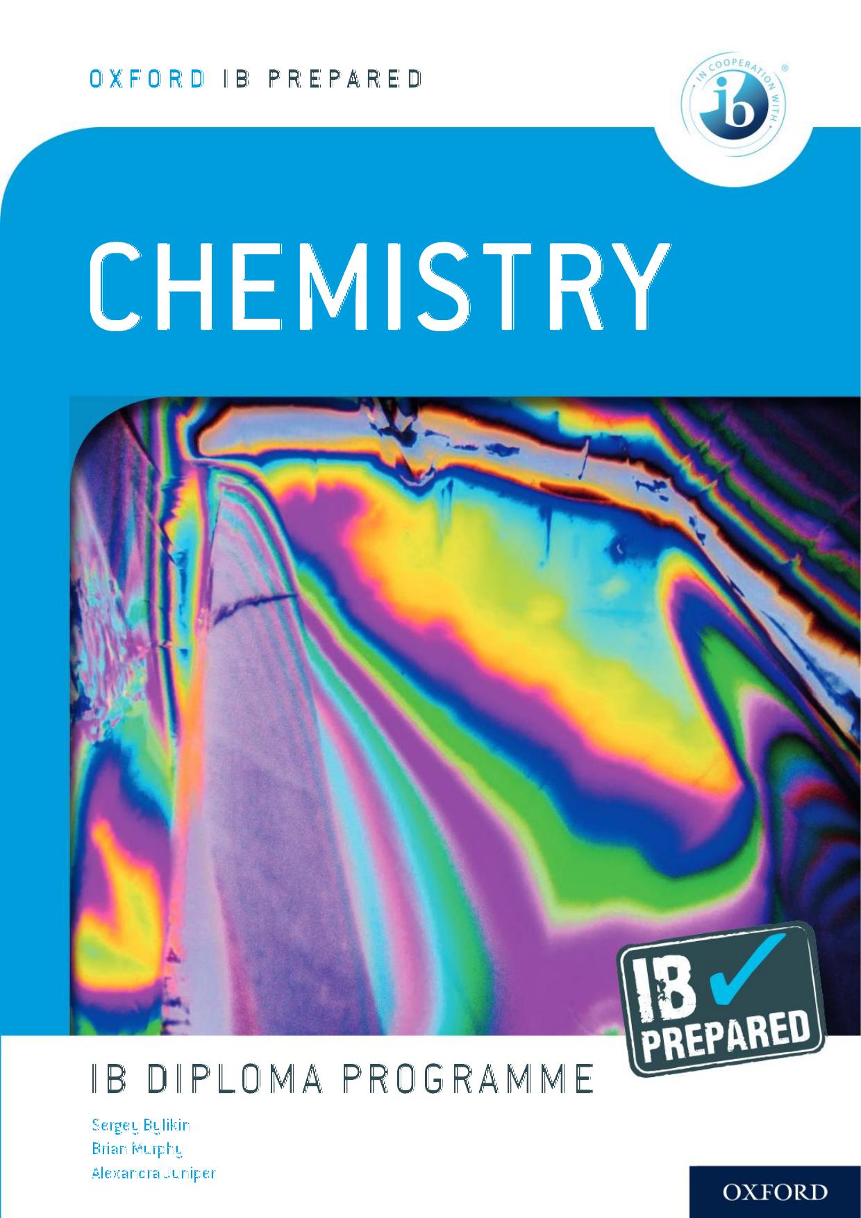 Oxford IB Prepared: Chemistry Cover
