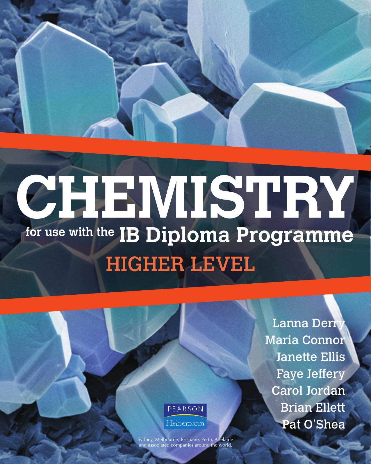 Pearson Baccalaureate Chemistry Higher Level Cover