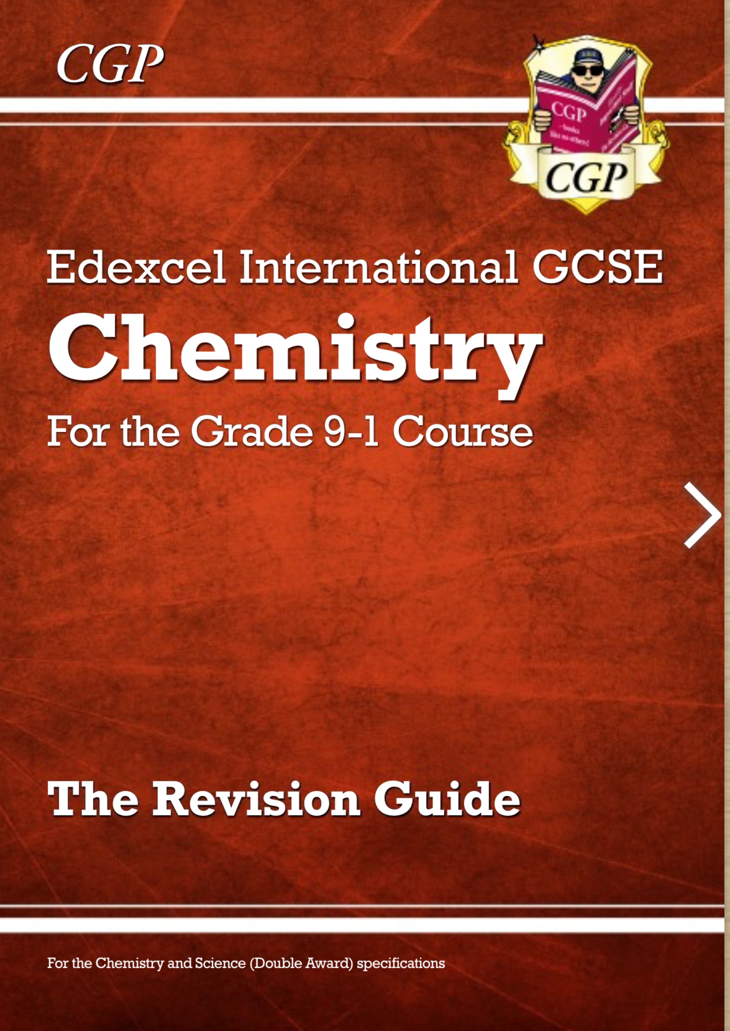 Edexcel International GCSE Chemistry: Grade 9-1 Course (The Revision Guide) Cover
