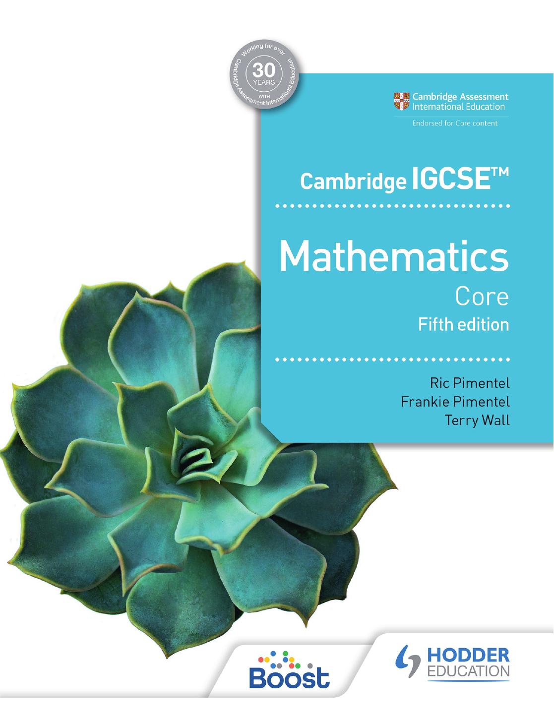 Cambridge IGCSE Core Mathematics (Fifth Edition) Cover