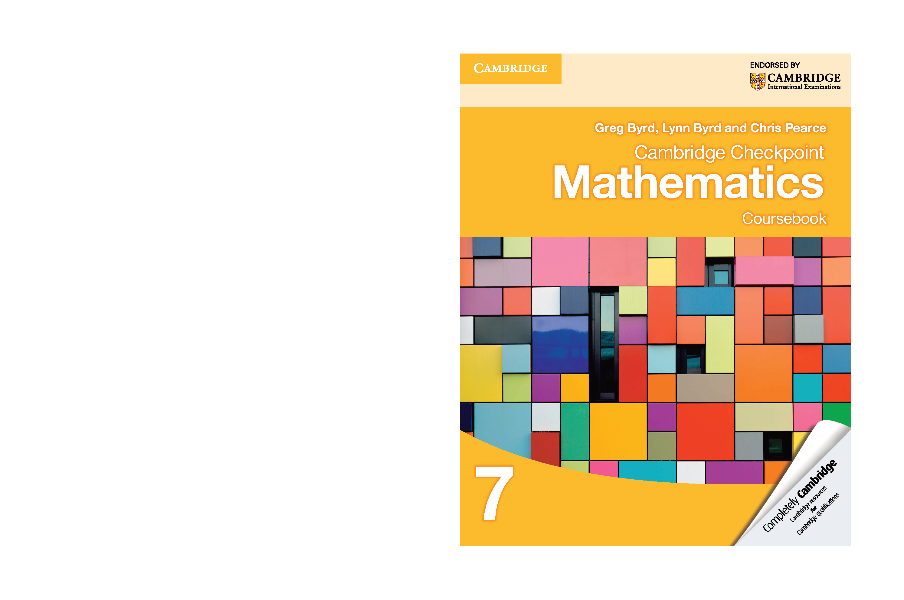 Cambridge Checkpoint Mathematics Coursebook 7 Cover