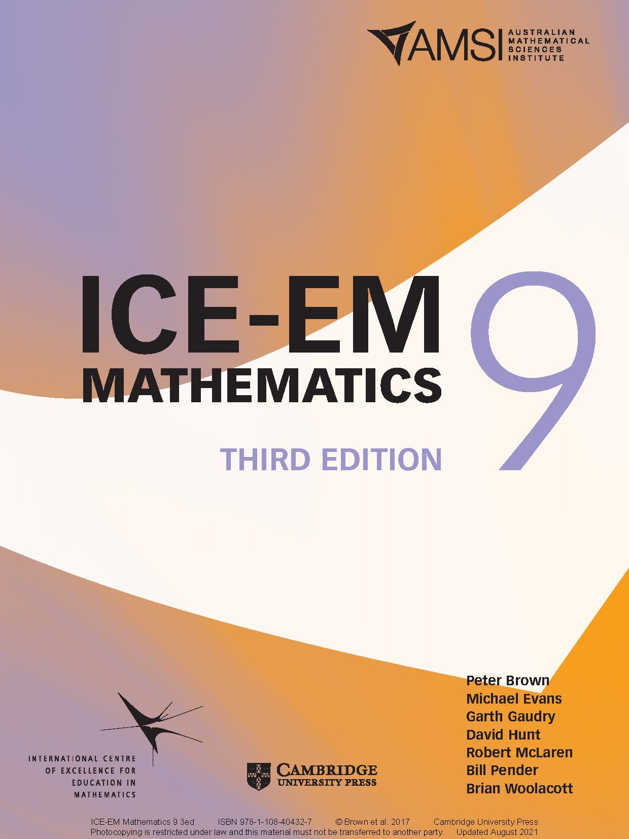 ICE-EM Mathematics Year 9 Cover