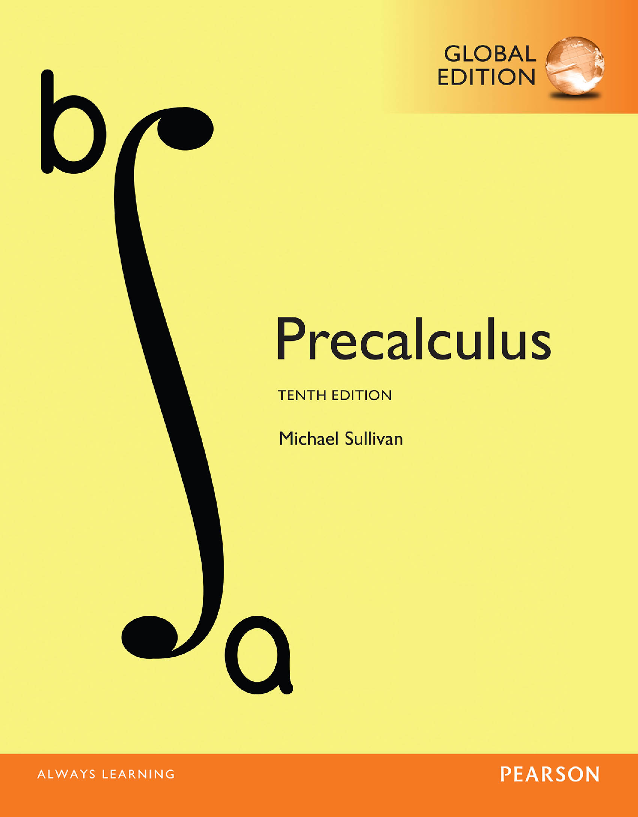 Precalculus (10th Edition Global Edition) Cover