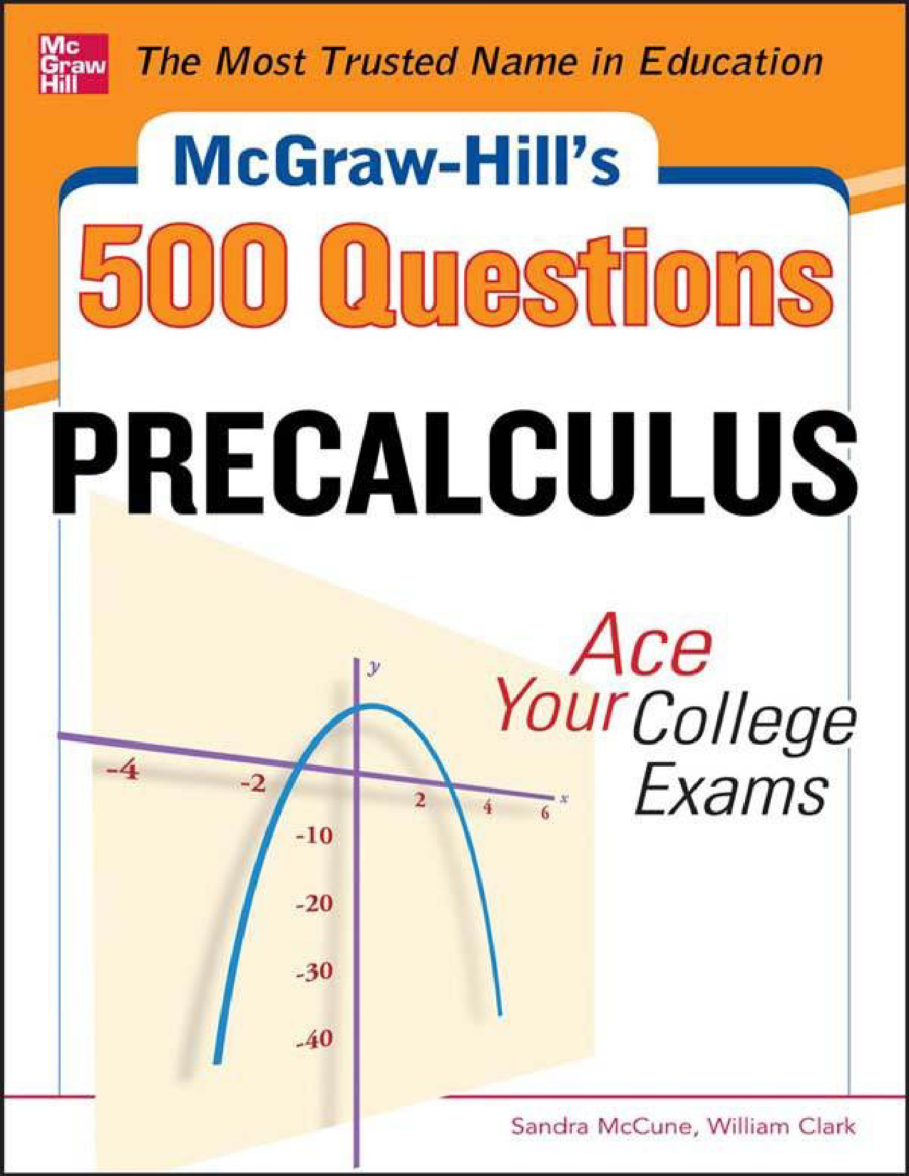 McGraw-Hill's 500 College Precalculus Questions Cover