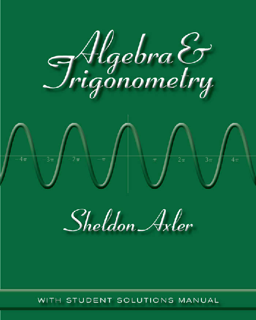 Algebra & Trigonometry Cover