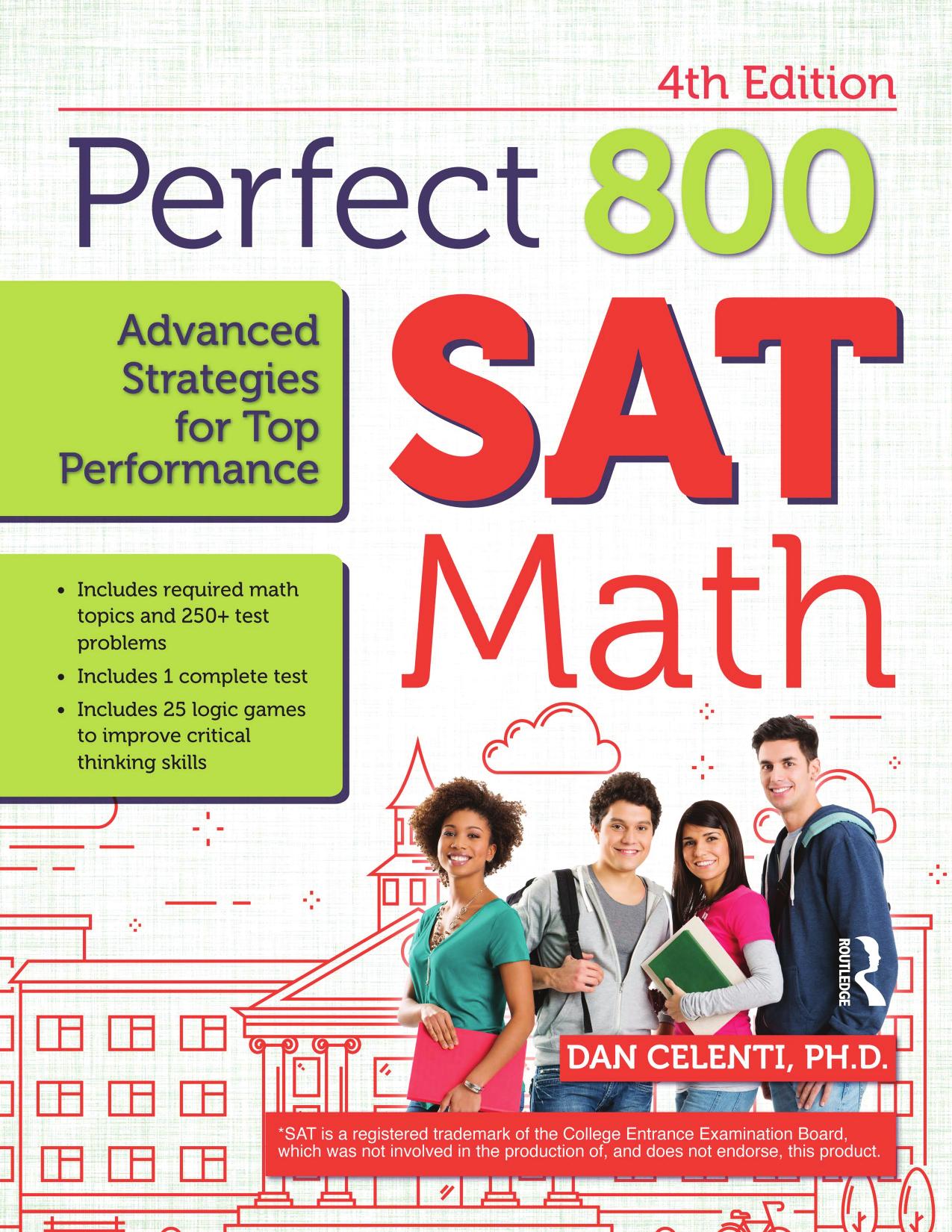 Perfect 800 SAT Math: Advanced Strategies for Top Performance Cover