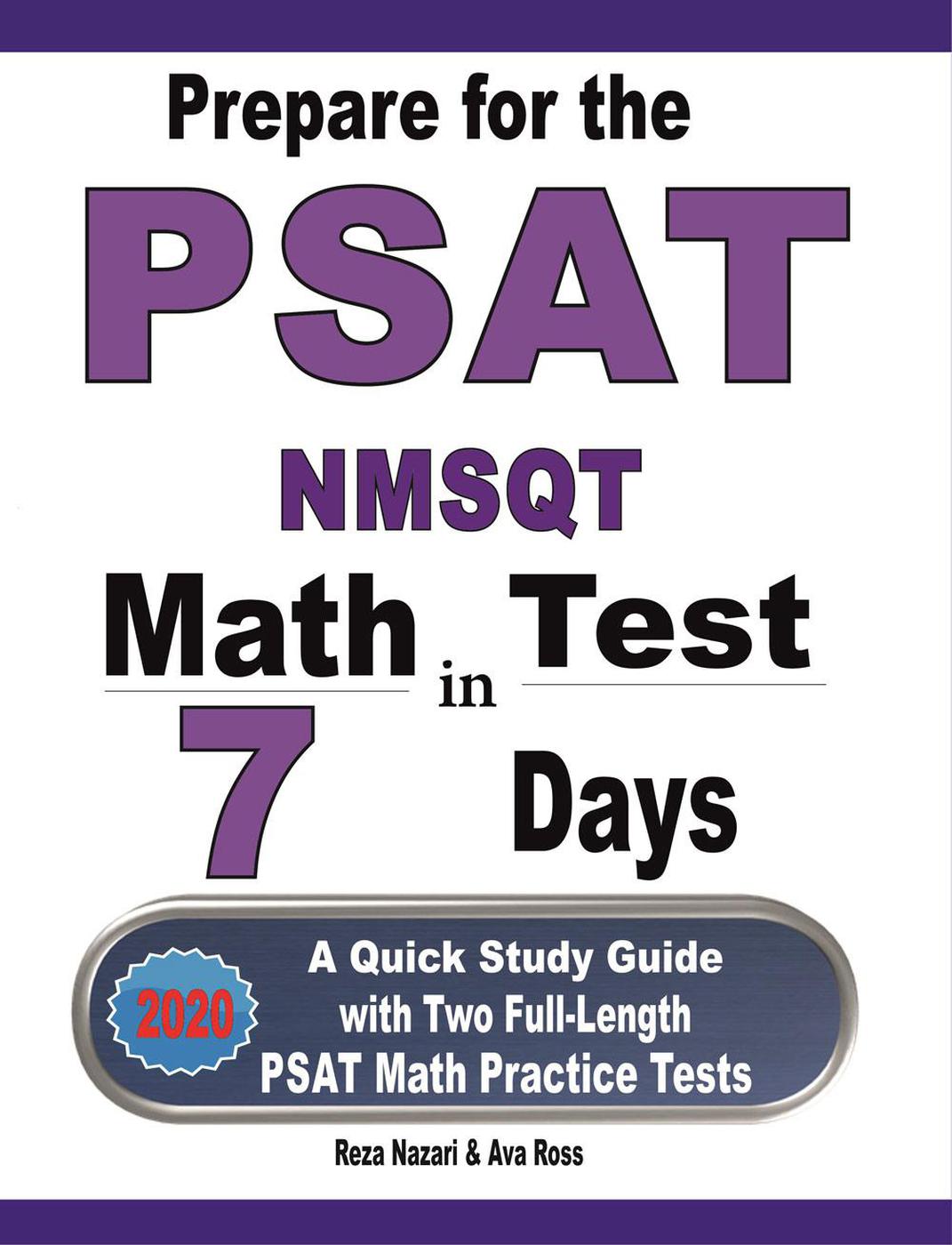 Prepare for the PSAT / NMSQT Math Test in 7 Days Cover