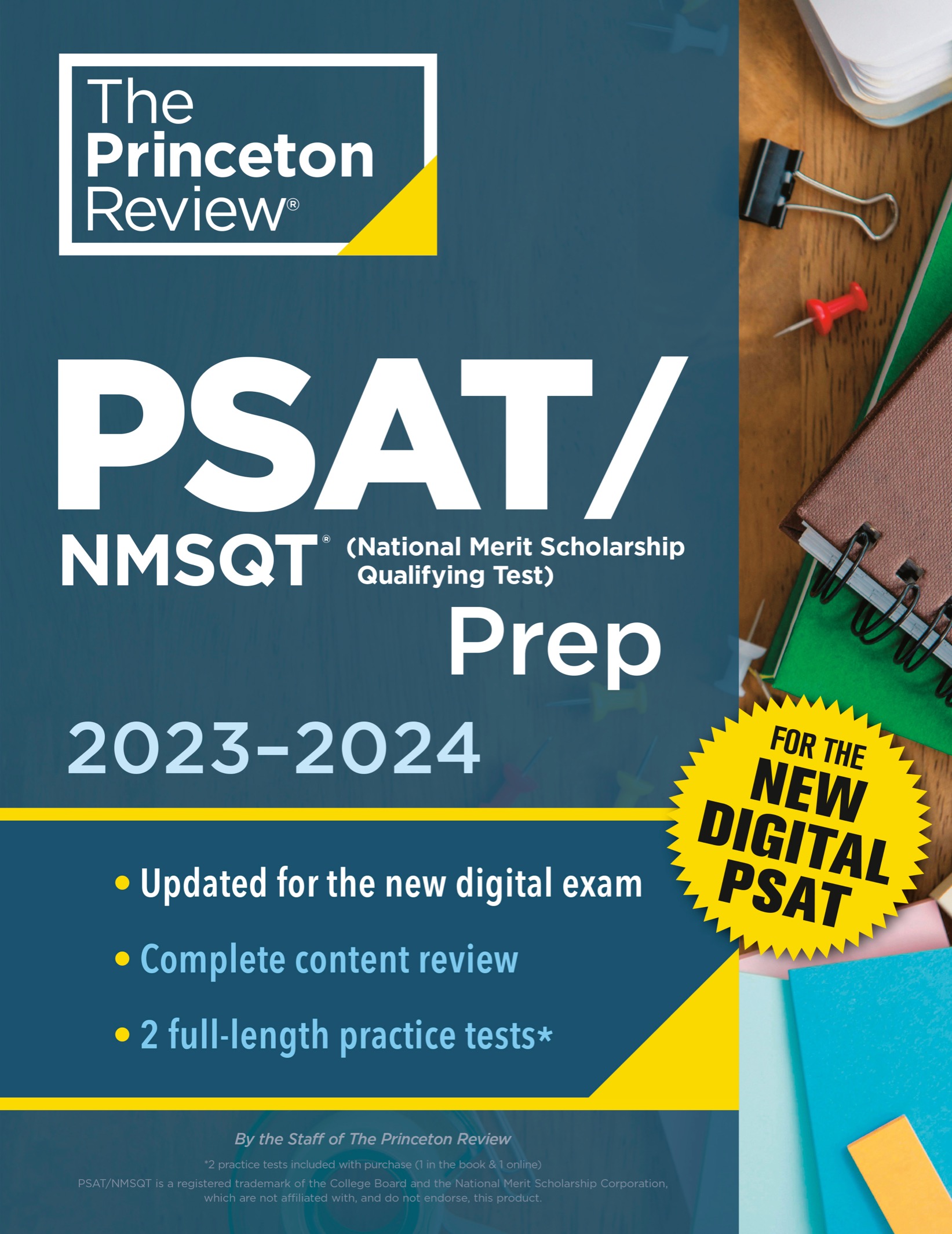 Princeton Review PSAT/NMSQT Prep, 2023-2024: 2 Practice Tests + Review + Online Tools for the NEW Digital PSAT Cover