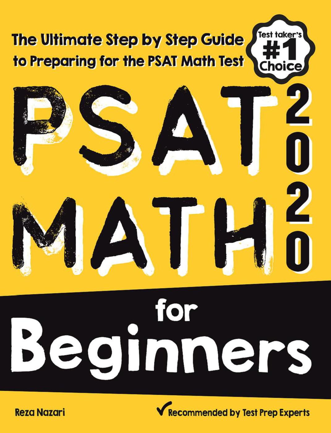 PSAT Math for Beginners Cover