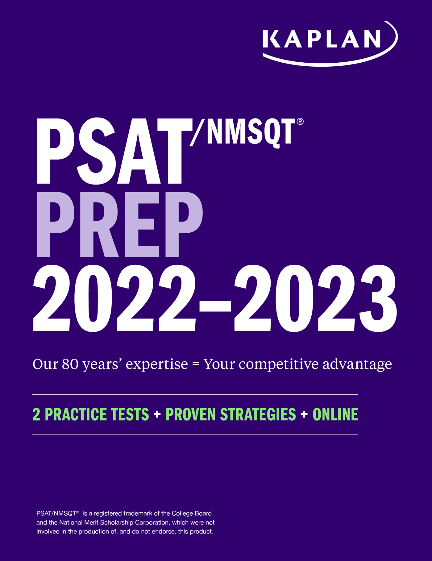 PSAT/NMSQT Prep 2022 - 2023: 2 Practice Tests + Proven Strategies + Online Cover