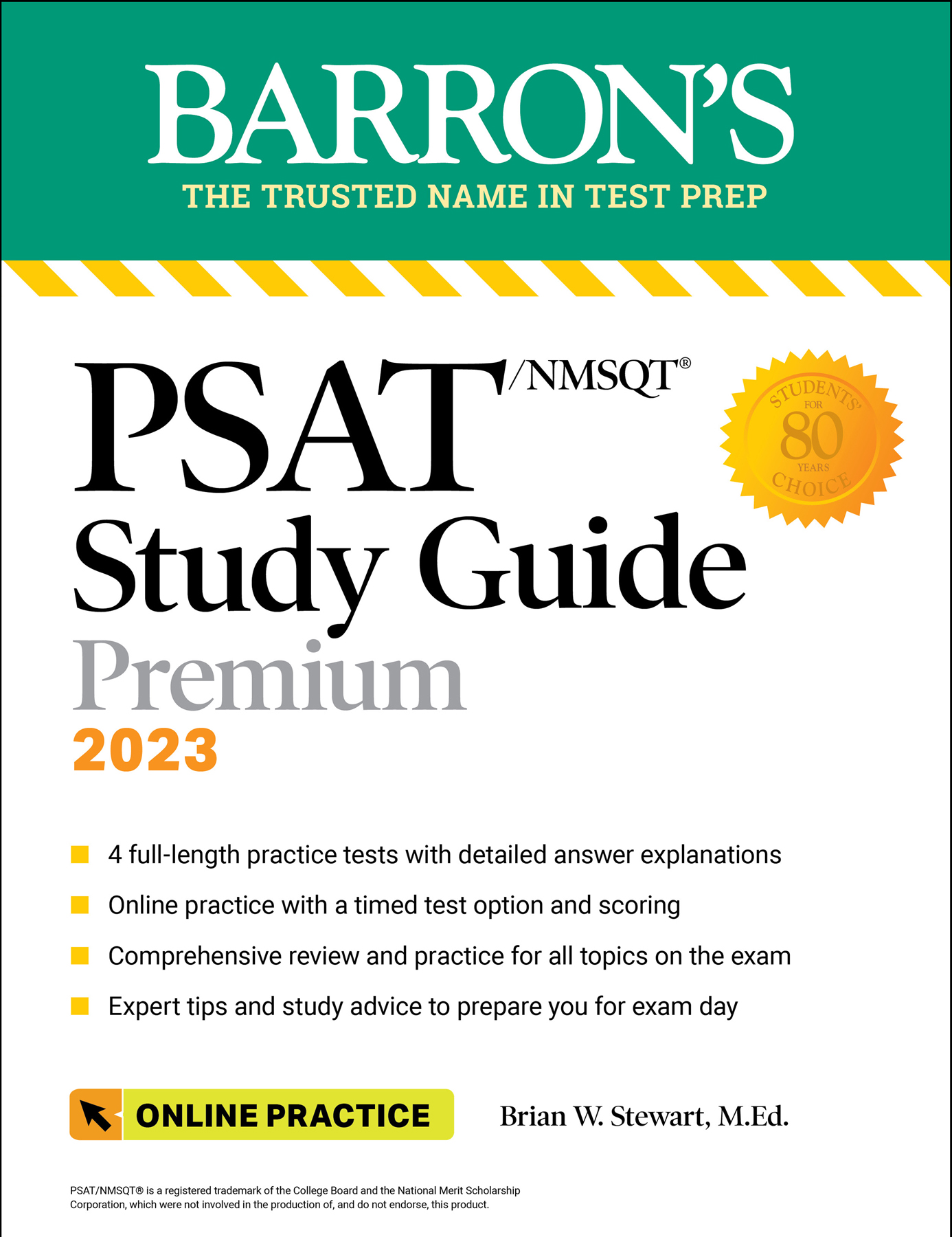 PSAT/NMSQT Study Guide, 2023 Cover