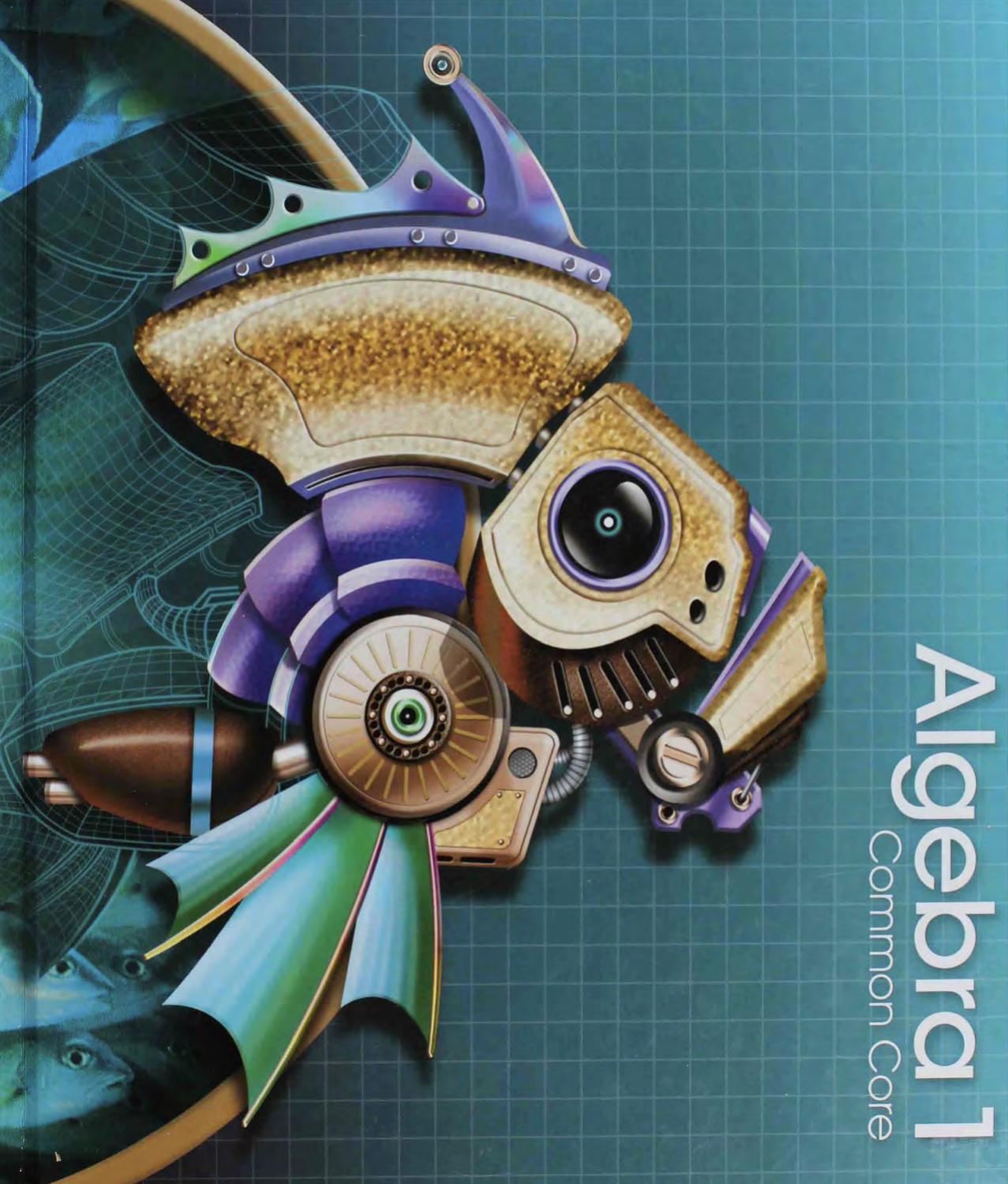 Algebra 1: Common Core Student Edition Cover