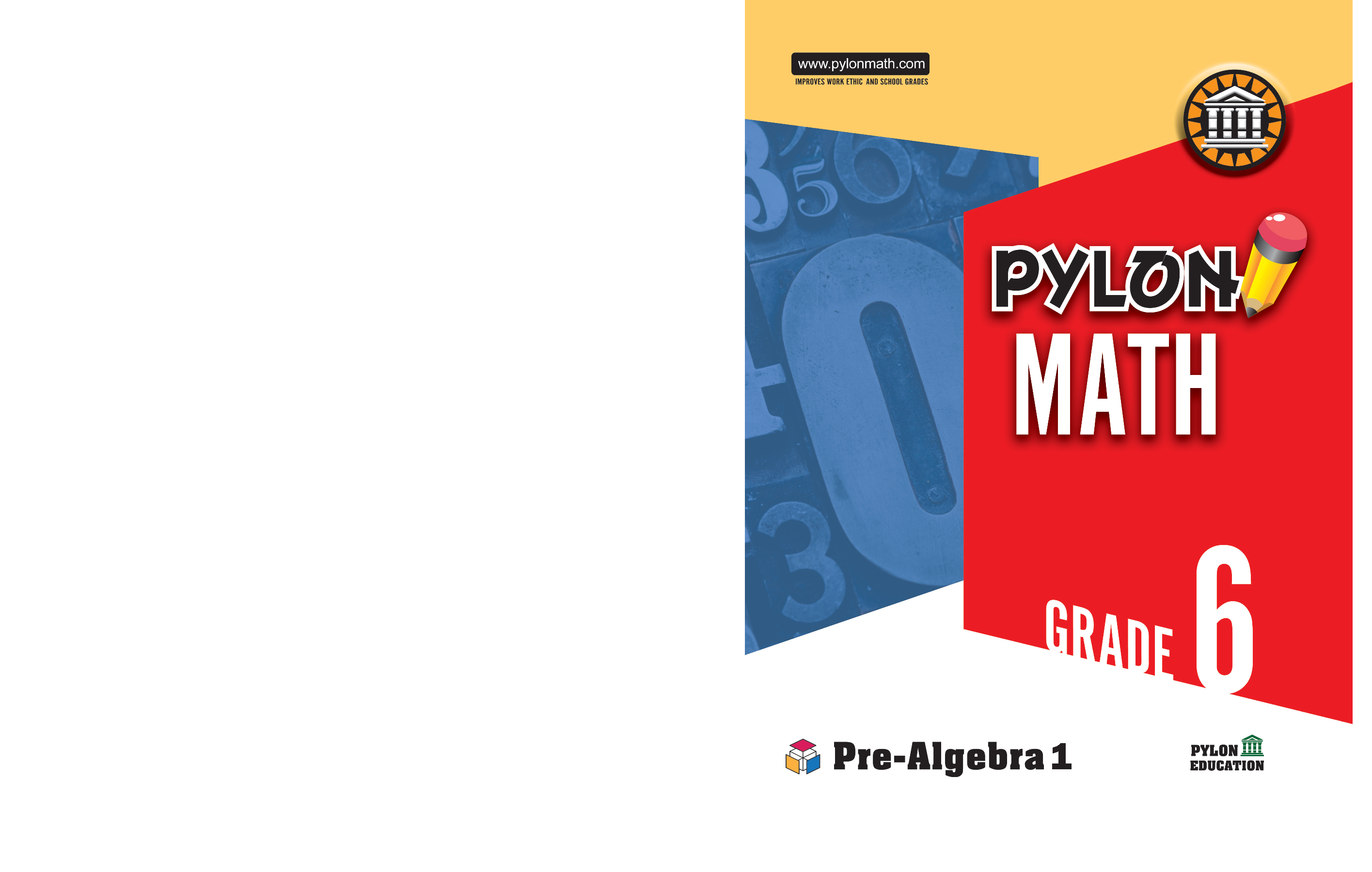 Pylon Math Grade 6: Pre-Algebra I Cover