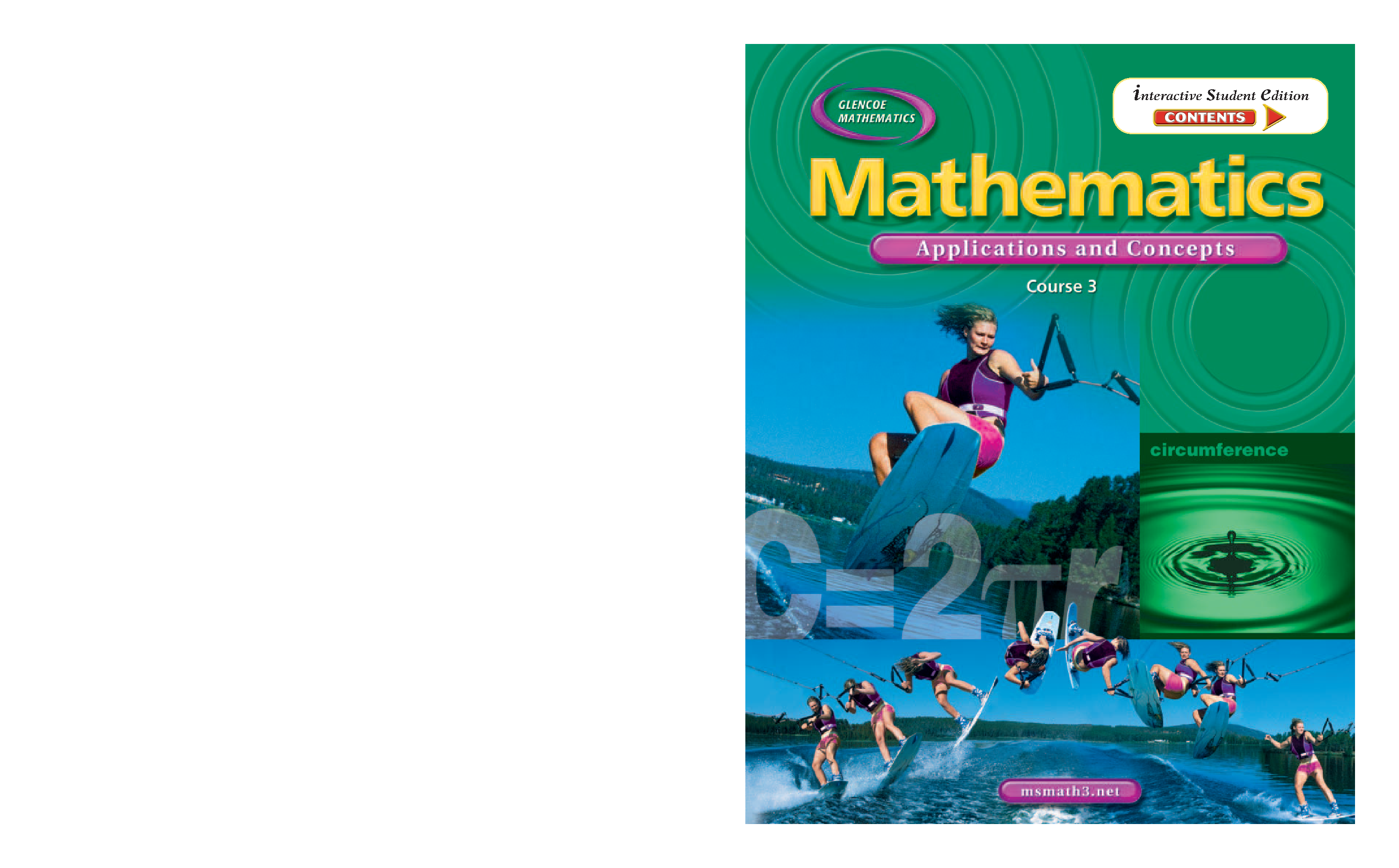 Mathematics: Applications and Concepts Course 3 (Student Edition) Cover