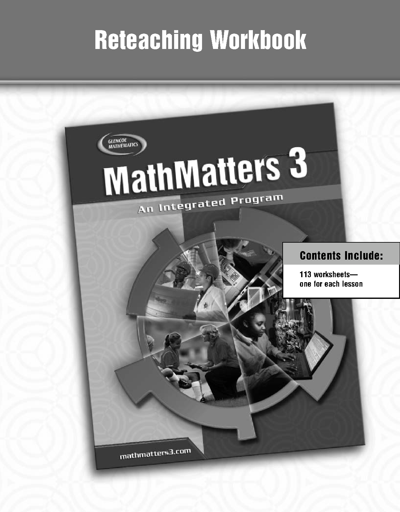 MathMatters 3: An Integrated Program (Reteaching Workbook) Cover
