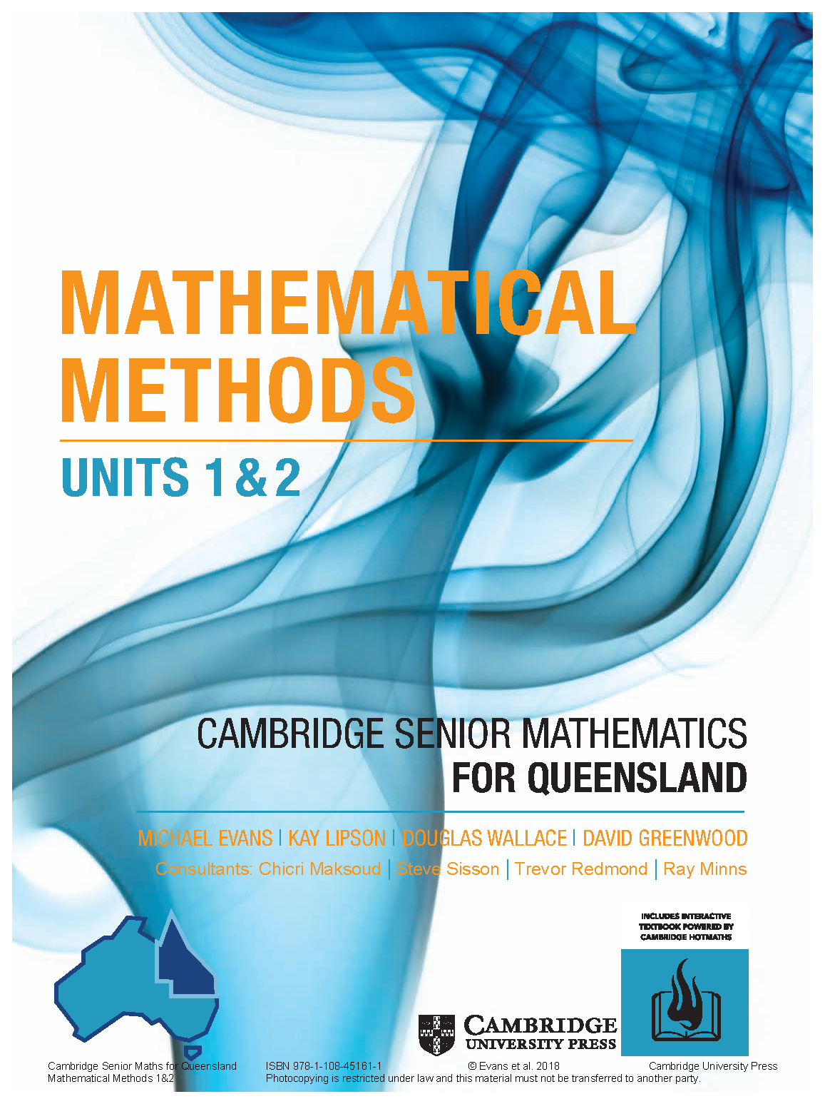 Cambridge Senior Mathematics VCE: Mathematical Methods Units 1&2 Cover