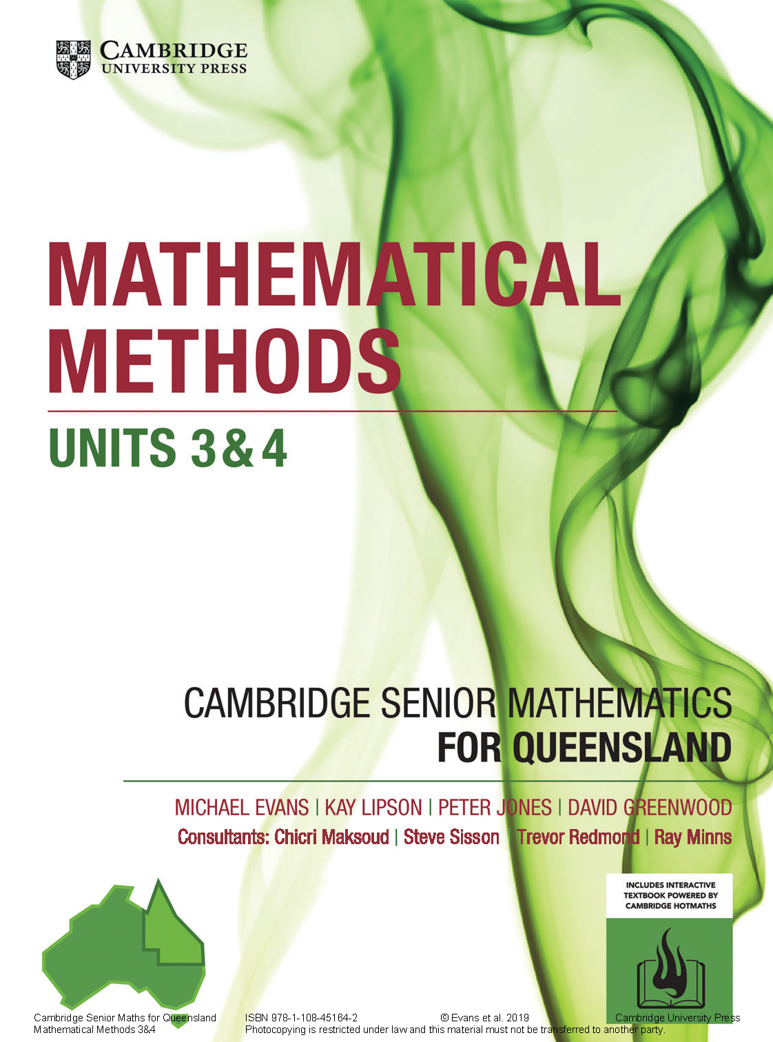 Cambridge Senior Mathematics VCE: Mathematical Methods Units 3&4 Cover