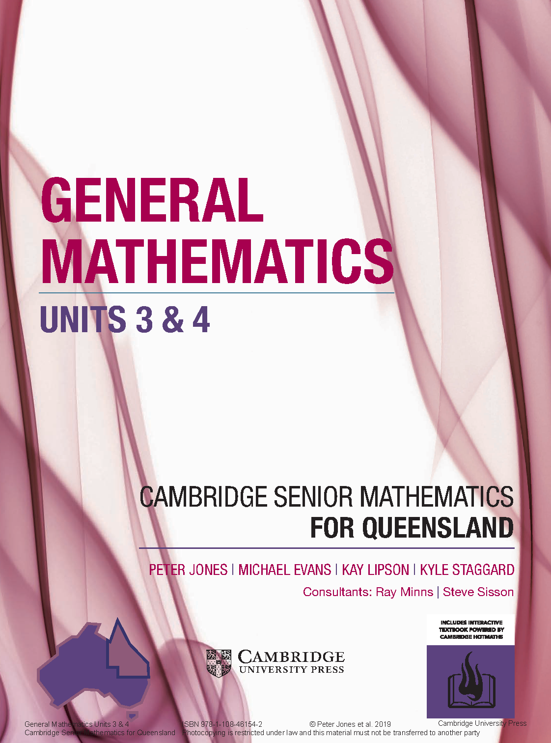 General Mathematics Units 3&4 for Queensland Cover