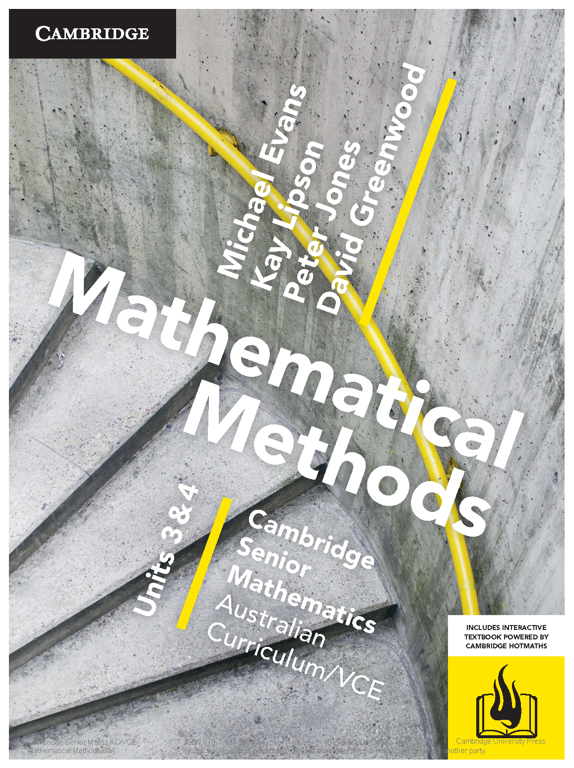 Cambridge senior mathematics mathematical methods Units 3 and 4 _ Australian curriculum_VCE Cover
