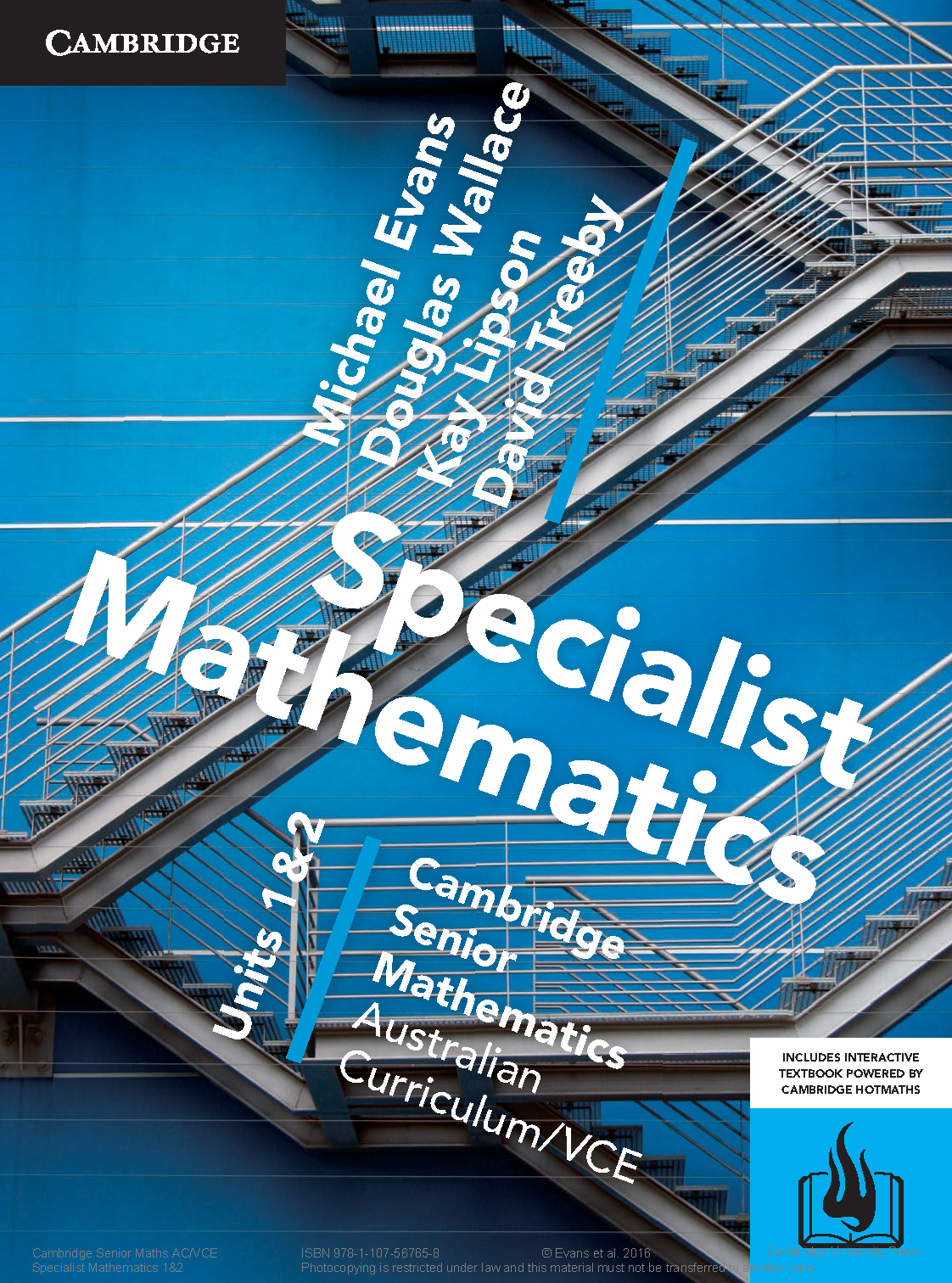 Cambridge Senior Mathematics VCE: Specialist Mathematics Units 1&2 Cover