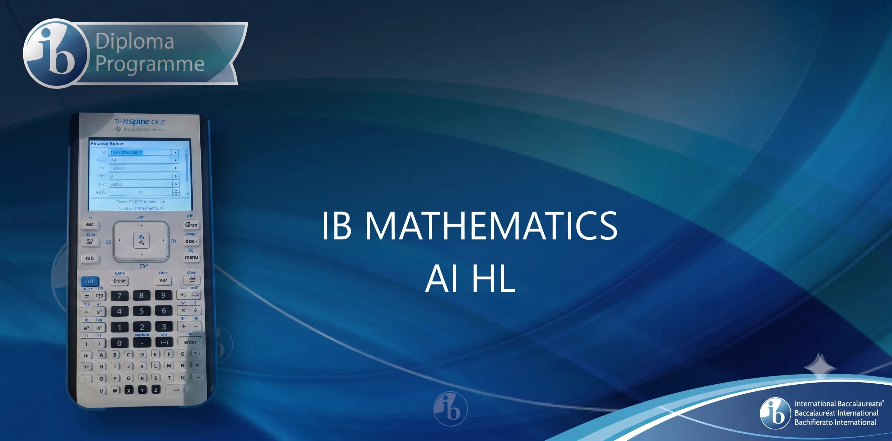IB Math AI HL